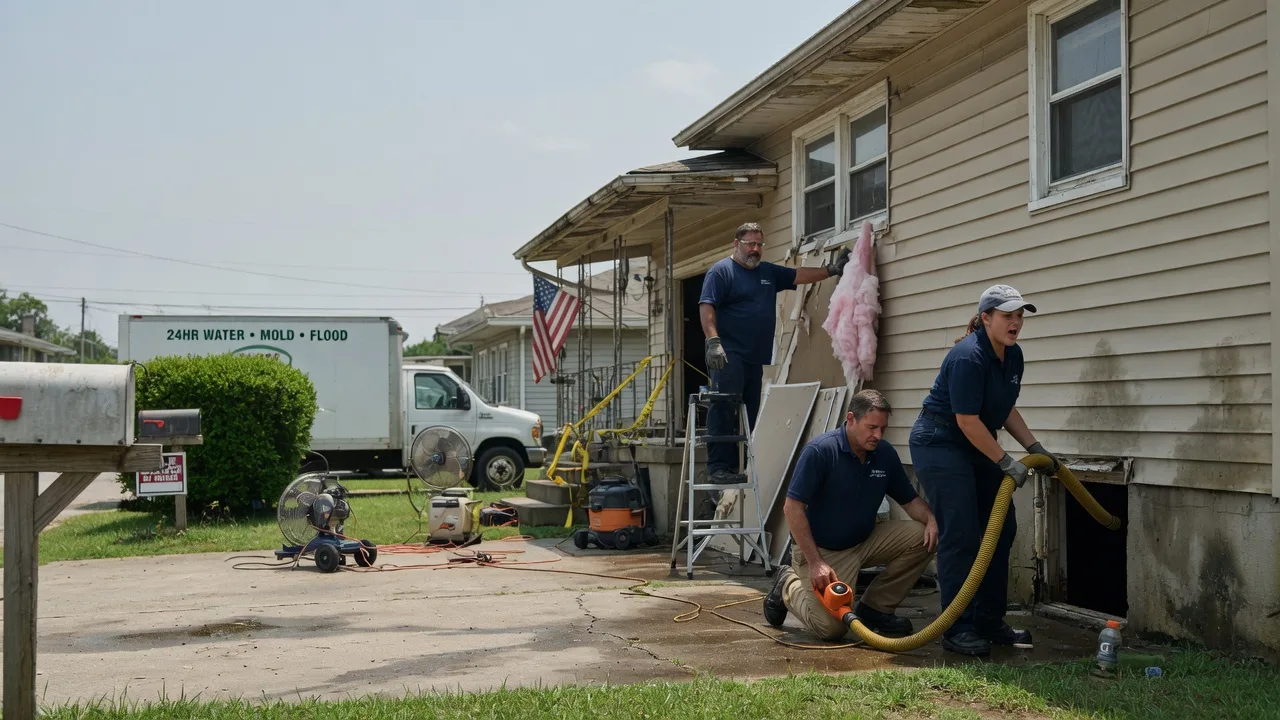 Water Damage Repair in Rush Springs, OK near me